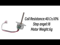 Compact Permanent Magnet Stepper Motor 15mm Micro Stepper Motor 60 MA 2Phase RoHS Approval SM15