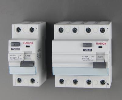 China HAROK 50/60 Hz 40a 100ma RCCB Inmetro 240V 415V rccb in electrical for sale