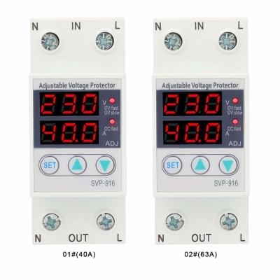 China Single Phase Control And Protective Switching Device Voltage Protector Relay 230VAC for sale