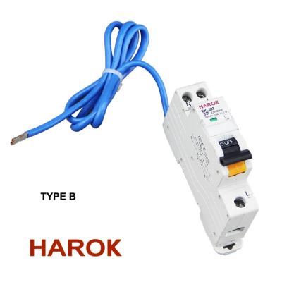 China High Quality Type B Residual Current Operated Circuit Breaker With Over-Current Protection With Rated Current Up To 40A for sale