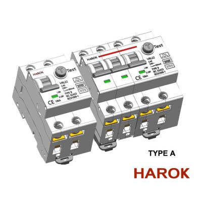 China VRL22 Residual Current Operated Circuit Breaker With Overcurrent Protection RCBO for sale