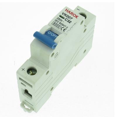 China VK007 DC Circuit Breaker (MCBs) UL489 Circuit Breaker, Thermal-Magnetic Trip Type, Overload And Short-Circuit Protection for sale