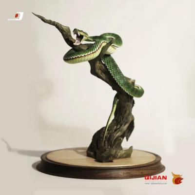 China Trimeresurus Oem Resin Action Figures Meticulously crafted for sale