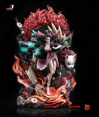 China Kamado Nezuko Resin Statue Meticulously Crafted for sale