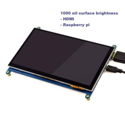 China Raspberry PI 7 Inch HDMI TFT LCD Display With Capacitive Touch Screen for sale