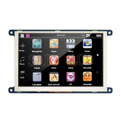 China SPI Serial Interface 5 Inch TFT LCD Display 800x480 Dots IPS Automotive Grade for sale