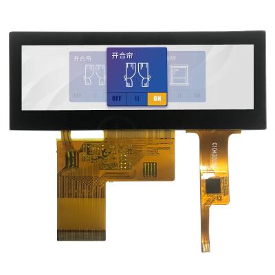 중국 전기 용량 터치 스크린 40 핀과 480x128 3.9 인치 RGB TFT LCD 모듈 판매용