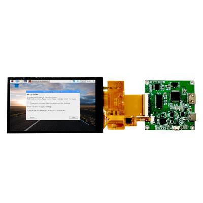 China Capacitive Touch HDMI Raspberry Pi 4 Dsi Display 4.3 Inch 800x480 Full Viewing Angle for sale