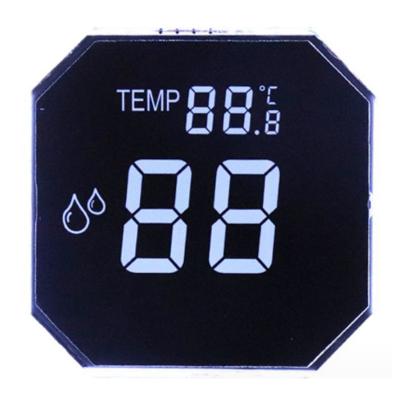 China Pantalla LCD de segmento Redonda Taza de agua octogonal VA Pantalla LCD de siete segmentos para temperatura y humedad en venta