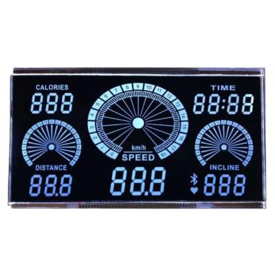 China Custom Segment LCD Display For Forklift Gauge Cluster Number Display, Monochrome LCD Display for sale