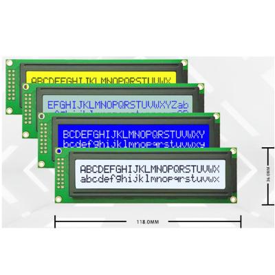 중국 24 문자 2 줄 24x2 문자 LCM 모듈 5V FSTN 블루/그레이 모드 AIP31066 또는 동등한 컨트롤러 IC 판매용