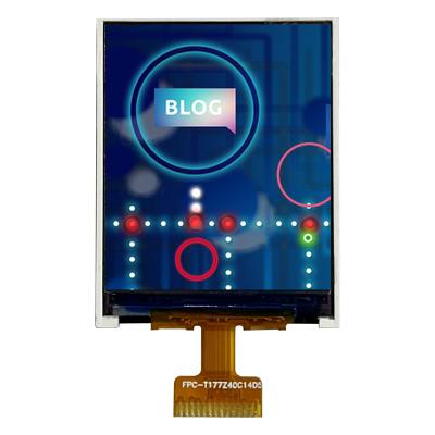 중국 1.77' TFT LCD 디스플레이 SPI 인터페이스 W/Anti-Glare 표면, 128x160, 터치 스크린 선택 판매용