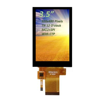 China Alto brilho 3,5 polegadas PCAP TFT Display MCU E SPI Interface 12 horas à venda