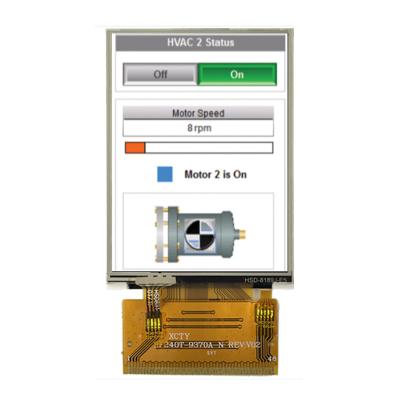 Chine Module d'affichage TFT LCD 2,4 pouces Panneau d'affichage 240x320 RGB MCU 8/16/18bit 3/4 lignes Interface SPI avec écran tactile à vendre