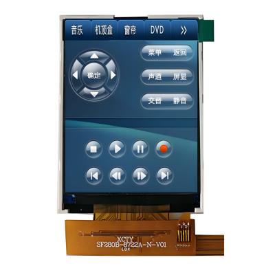 中国 2.8インチ TFT LCD ディスプレイ メーカー 中国 240x320 ドット TN SPI シリアル インターフェース 販売のため