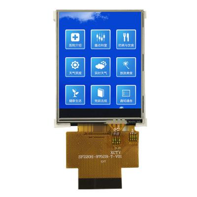 China 2,2 inch TFT LCD-scherm Fabrikant China 176x220 punten SPI & RGB-interface Te koop