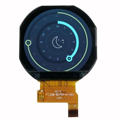 China Small Circular LCD Display , Round LCD Module Spi MCU Interface 1.22 Inch for sale