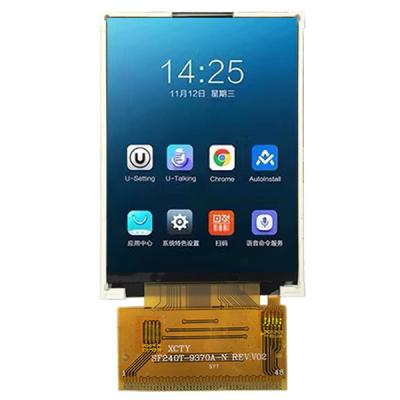 China TFT LCD-Vertoning 2,4“ duim 240x320 QVGA met MCU/RGB-interface met de Weerstand biedende vertoning van Touch screentft lcd Te koop