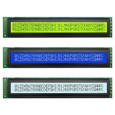 중국 흑백 COB LCM 16 핀 8이 문 40x2 LCD 문자 표시 모듈 4002 판매용