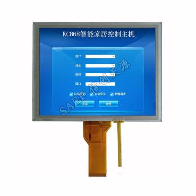 Κίνα 8» RGB διεπαφή 50 οθόνης αφής 800x600 βιομηχανική LCD καρφίτσα προς πώληση