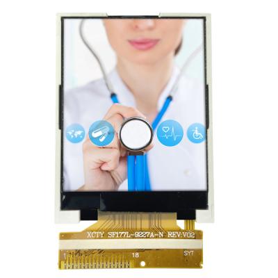 China Pantalla táctil de TFT LCD de 1,77 pulgadas 128x160 con el OEM del interfaz de SPI para médico en venta