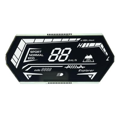 China VATN Alphanumeric Segment LCD Display For Speedometer Odometer Meter Front Screen for sale