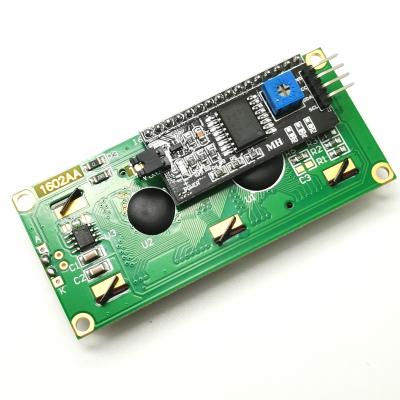 China I2C Interface 16x2 Character LCD Display Blue 5V 4 Pins Number for sale