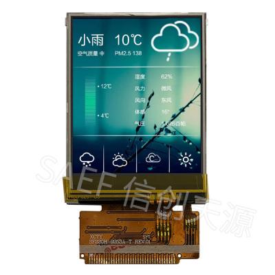 중국 저항력이 있는 TFT LCD 터치스크린 디스플레이, 2.2 인치 TFT LCD MCU 8Bits 16Bits 인터페이스 판매용