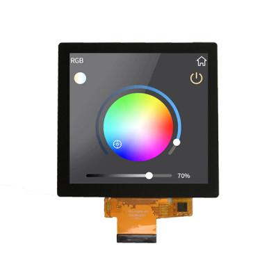 China Square 4 Inch 480x480 Industrial TFT Display 40 Pins For Home Automation, 4 Inch Square LCD With PCAP Touch for sale