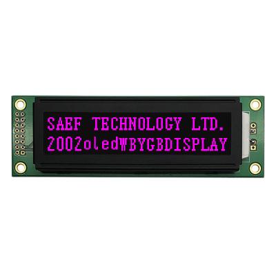 China VATN Alphanumeric Character LCD Display 20x2 MPU 6800 Serial Interface for sale