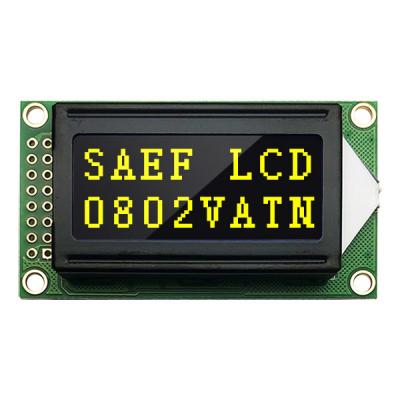 China VATN 8x2 Character LCD Module Display 5×8 dots with cursor alphanumeric display for sale