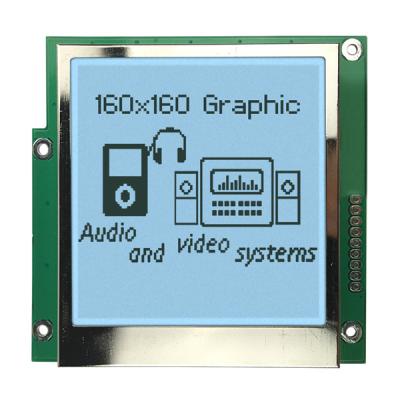 중국 160x160 사실적 FSTN LCD 디스플레이 모듈 긍정적 ST75161 3.3V VDD SPI 인터페이스 판매용