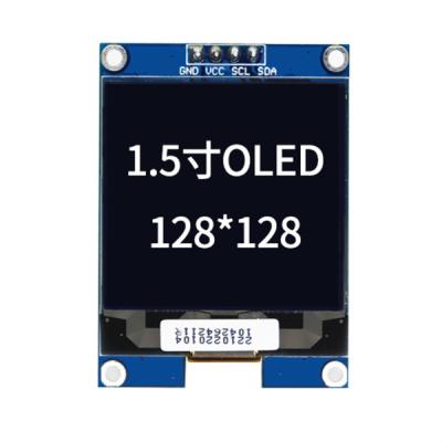 China 1.5 Inch OLED Display Panel Module Unit 128x128 Pixels 4 Pins I2C Interface With LED Display Controller for sale
