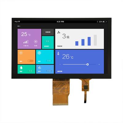 China 7 Inch Industrial Grade TFT Display 1024X600 Dots RGB Interface With CTP for sale
