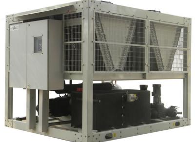 China R22 Air Cooled Screw Chiller , Industry Water Cooling Machine With Pressure Protection for sale