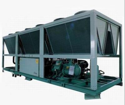 China R22 Anti - Explosion Compact Air Cooled Screw Compressor Chiller LCD Touch Screen for sale