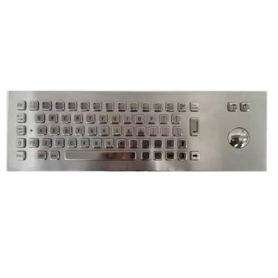 China Dustproof Industrial Keyboard With Trackball Self Service Kiosk Reliable Input Device for sale