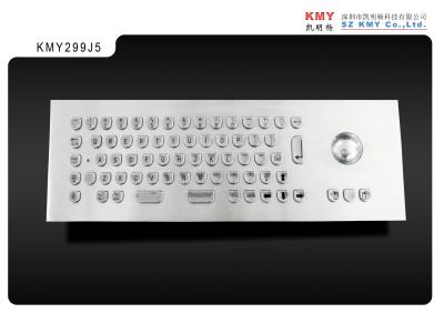 China Windows 95/98 Metal Computer Keyboard Industrial Keyboard With Trackball for sale