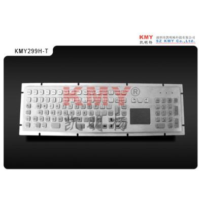 China FCC 104 Keys Information Kiosk Metal Keyboard IK07 Medical Grade Keyboard for sale