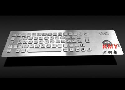 China Trackball de acero inoxidable del dispositivo de señalización del quiosco del teclado industrial del metal en venta