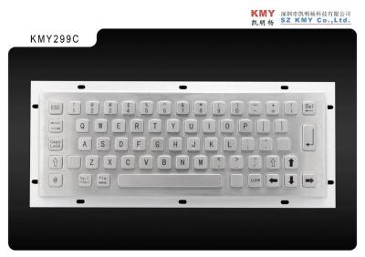 China EN55022 Metal Computer Keyboard 10mA Stainless Steel Plate Keyboard for sale