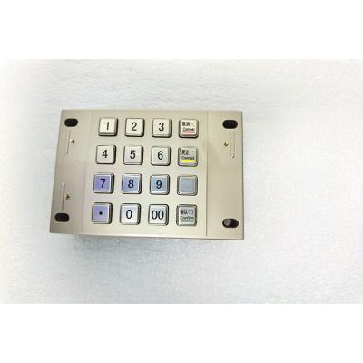 中国 PCI 4.0 DES 3DES自動支払機16のキーのキーパッドが付いている機械によって暗号化されるメタル ピンのパッド 販売のため