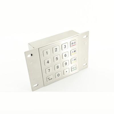 Chine Paiement imperméable en métal de clés de PPE 16 de Pin Pad de kiosque de l'acier inoxydable IP65 304 à vendre
