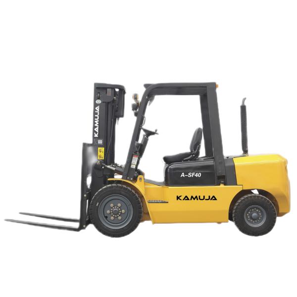 Quality 40T Heavy Duty Diesel Forklift FD400 Warehouse Forklift Yellow for sale