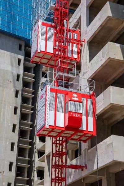 Quality 2000kg Construction Hoist Elevator 300m Construction Material Hoist for sale