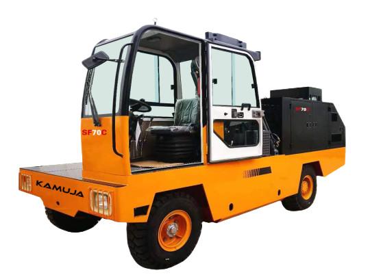 Quality SF70C 7000kg Side Loader Forklift Diesel 7 Ton Forklift for sale