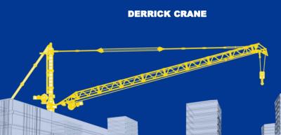 China 4000kg Derrick Tower Crane 18.6m Radium Derricks Construction for sale