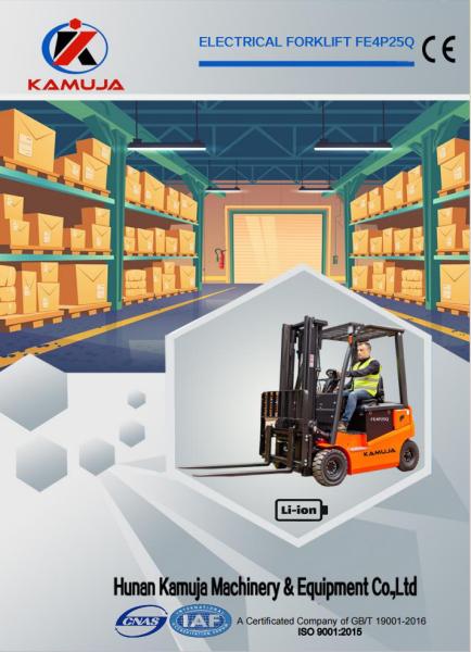 Quality Rated Load 2500kg Forklift 2.5Ton Li Ion Battery Forklift for sale