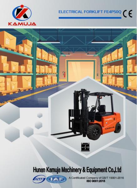 Quality 5000kg /5.0 Ton Lead Acid Battery Forklift With Optional Mast for sale