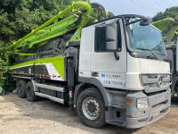 Quality Green 49m Used Truck Concrete Pump ZLJ5330THBBE_49X-6RZ for sale